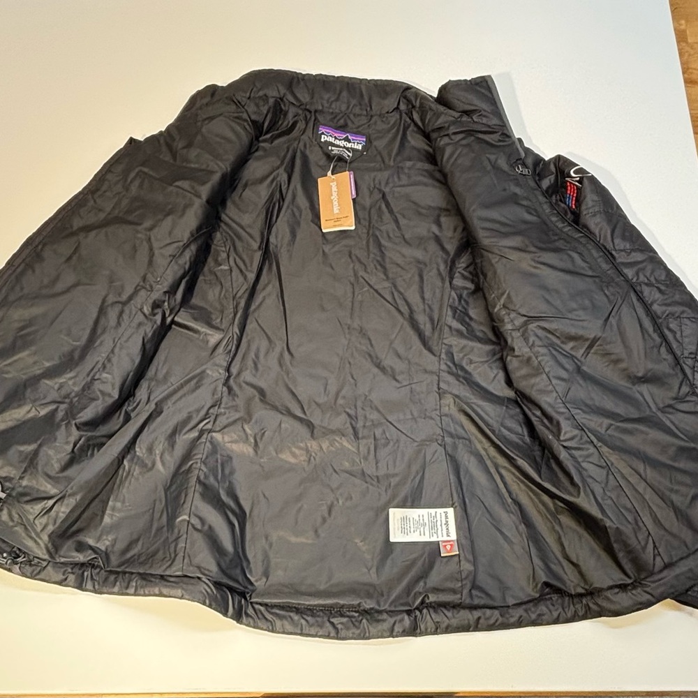 NWT Patagonia Nano Puff Jacket Womens Small Black ACG Corporate Logo - Picture 4 of 10